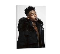 Enartly Stampe Quadri Musicista 2 Savage Rapper Poster Canvas Wall Art Room Pictures for Bedroom Gifts Decor 60 * 90cm Senza Cornice