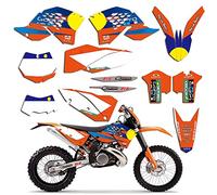 ENARUI Adesivi Grafiche Compatibili con 2007-2010 KTM 450 250 125 200 300 350 500 525 SX SXF e 2008-2011 KTM exc exc-f xcw