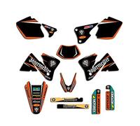 ENARUI Adesivi Grafiche compatibili con KTM 250 450 350 200 400 125 300 150 500 525 EXC 2001 2002