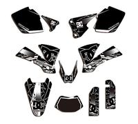 ENARUI Grafiche Adesivi compatibili con KTM 250 450 350 200 400 125 300 150 500 525 EXC 2003 e Numero Personalizzato Gratuito