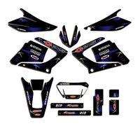ENARUI Grafiche Adesivi per Yamaha DT X 125 2002 2003 2004 2005 2006 2007 e Numero Personalizzato Gratuito