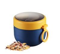 Enbebamd Contenitore di zuppa isolata GUASCA LAVORA COPERTO INSUMATO SPEATTURA PROFITTA CAPPIA CALDA E CAPPIA PREDDA COPPIO COTCHE ATENTE PER BAGNO ALLODO 600 ML BLU