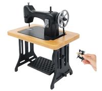 Enbebamd Macchina da Cucire in Miniatura 1:24 Scala Giocattolo per Cucire la Macchina da Cucito Realistico mobili per Bambole Vintage Arredamento da Tavolo per Bambini per Bambini