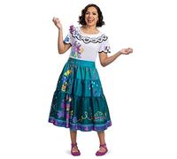 Encanto Costumes, costume ufficiale Disney Encanto Mirabel e Dolores Deluxe per adulti, Mirabel, (18-20)