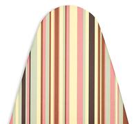 Encasa XO Ironing Board Cover 'Luxury Line' con imbottitura extra spessa (si adatta standard Large schede di 125x39 cm) Multistripe - Sostituzione per la casa e l'hotel