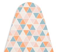 Encasa XO Ironing Board Cover 'Luxury Line' con imbottitura extra spessa (si adatta standard Large schede di 125x39 cm) triangoli - Sostituzione per la casa e l'hotel