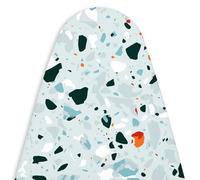 Encasa XO Ironing Board Cover 'Luxury Line' con imbottitura extra spessa (si adatta standard Wide schede di 125x46 cm) Terrazzo Mint - Sostituzione per la casa e l'hotel