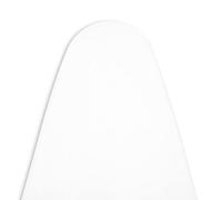 Encasa XO ricambio Copri asse da stiro con spessore 4 millimetri Feltro Pad - Bianco - Cotone, elasticizzato, (si adatta standard Wide schede di 125x46 cm) riflettente il calore