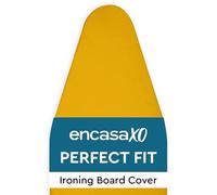 Encasa XO ricambio Copri asse da stiro con spessore 4 millimetri Feltro Pad - Mango - Cotone, elasticizzato, (si adatta standard Medium schede di 112x34 cm) riflettente il calore