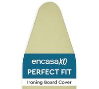 Encasa XO ricambio Copri asse da stiro con spessore 4 millimetri Feltro Pad - Verde salvia - Cotone, elasticizzato, (si adatta standard Medium schede di 112x34 cm) riflettente il calore