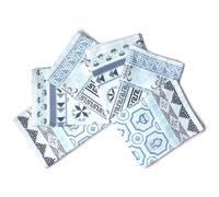 Encasa XO Set di strofinacci da cucina in cotone, Super assorbenti, 70x45 cm, Strofinacci e strofinacci per lavare, asciugare i piatti e pulire, Ultra morbidi, Confezione da 6, Combinazione di mosaici