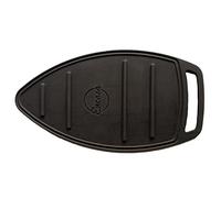 Encasa XO Tappetino in silicone per il riposo del ferro caldo - resistente al calore, antiscivolo, pad più spesso per proteggere il vostro tavolo durante la stiratura - Nero