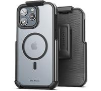 Encased Belt Case for iPhone 15 Pro Max with Holster Clip, Compatible with MagSafe, Magnetic Hybrid Cover with AirGuard Technology (2023)