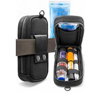 Encased Borsa termica da viaggio indossabile per insulina, approvata TSA, borsa refrigerante a doppio isolamento, porta medicinali per diabetici con custodia per penne (cinghie per il trasporto