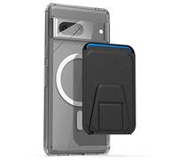 ENCASED Cover Magnetica Portafoglio per Google Pixel 7 con Portacarte - Compatibile con MagSafe (Trasparente)