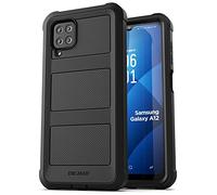 Encased Cover per Samsung Galaxy A12 Antiurto 360 Gradi Custodia Case con Pellicola Integrate - Nera