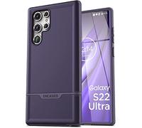 ENCASED Cover per Samsung Galaxy S22 Ultra Antiurto Custodia Resistente Case - Viola