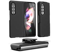 Encased Cover per Samsung Galaxy Z Fold 3 Custodia Sottile con Portacellulare Clip da Centura - Nera