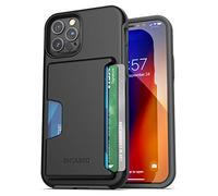 ENCASED Custodia a portafoglio per iPhone 12 e iPhone 12 Pro con porta carte (nero)