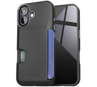 ENCASED Custodia a portafoglio per iPhone 17 (serie Cache) - Custodia protettiva per telefono con slot per carte integrato (nero)