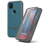 Encased Custodia antiurto Pixel 4a con protezione per lo schermo (scudo ribelle) Custodia protettiva integrale con protezione dello schermo integrata per Google Pixel 4a - Blu