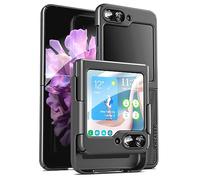 Encased Custodia con clip da cintura per Samsung Galaxy Z Flip 5 con fondina (nero opaco)