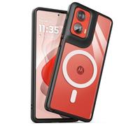 ENCASED Custodia magnetica progettata per Moto G Stylus 5G 2024, compatibile con ricarica MagSafe e accessori (nero/trasparente)