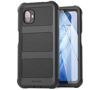 ENCASED Custodia Rugged per Samsung Galaxy XCover 6 Pro - Serie Falcon, Cover Protettiva a Doppio Strato Antiurto, Protezione Rinforzata Heavy Duty, Nero