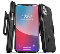 Encased DuraClip Series progettato per iPhone 12 Pro Belt Clip Case - Slim Fit Cover con fondina (nero)