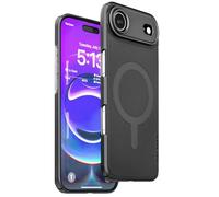 ENCASED per iPhone 17 Air Cover Super-Thin - Custodia Magnetica Ultra-Sottile in PC con Aggancio Magnetico (Compatibile MagSafe) Nero