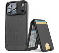 ENCASED per iPhone 17 Pro Max Cover Portafoglio con Portacarte Magnetico Rimovibile e Supporto (Compatibile MagSafe) Nero