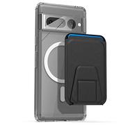 Encased Portafoglio magnetico trasparente posteriore progettato per Google Pixel 7 Pro Custodia con porta carte (compatibile con ricarica MagSafe e accessori)