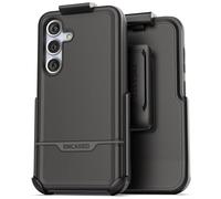 Encased Rebel Designed for Samsung Galaxy S24 Belt Clip Case (2024) Custodia protettiva per telefono con fondina (nero)