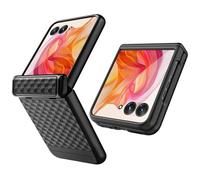 ENCASED SlimShield - Custodia per Motorola Razr 50 Ultra con protezione per cerniera (Moto Razr+), pellicola salvaschermo in vetro temperato integrata, colore: nero