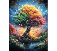 Enchanted Autumn Tree Puzzle 300 Pezzi Sfida Impossibile Esperti Rompicapo Estremamente Difficile Per Veri Appassionati Stimolo Intellettuale Regalo 300 PCS