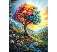 Enchanted Autumn Tree Puzzle 500 Pezzi Relax Per Adulti Dopo Il Lavoro Rompicapo Pressione Ridotta Paesaggi Classici Sfida Difficile E Rilassante 500 PCS