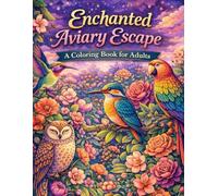 Enchanted Aviary Escape A Coloring Book for Adults: 100+ Beautiful Birds, Floral Perches & Whimsical Feathered Designs for Relaxation, Mindfulness & Calm (8.5x11)