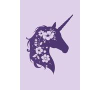 Enchanted Bloom Unicorn Notebook: Floral Unicorn Journal for Writing Sketching Notes | Pastel Fantasy Notebook for Kids Teens Adults | Purple Lavender ... Lover Gift | Notetaking | Writing Journal”