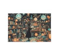 Enchanted Book Nook Mystical Library Scholar Puzzle Puzzle in legno Cool Brain Games per adulti 1000 Piecing