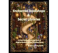 Enchanted Bookshops & Secret Libraries: A Cozy Fantasy Coloring Book of Magical Bookshops and Reading Places