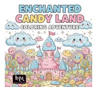 Enchanted Candy Land Coloring Adventure - A Magical Kawaii Sweet World for Kids: Cute Kawaii Candy Kingdom Coloring Pages with Magical Desserts, Sweet ... and Fun Easy Outlines for Kids Ages 4-8