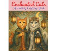 Enchanted cats: a fantasy coloring book