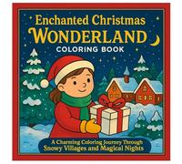 Enchanted Christmas Wonderland Coloring Book: A Charming Coloring Journey Through Snowy Villages And Magical Nights