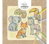 Enchanted Colors - Pequeños Animales Zentagle: Libro para colorear