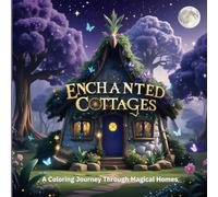 Enchanted Cottages: A Coloring Journey Through Magical Homes
