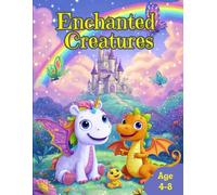 Enchanted Creatures: “A Magical Colouring Adventure with Unicorns, Dragons, Fairies and More for Kids Ages 4-8”