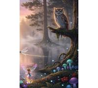 Enchanted Creatures Notebook Journal Travel Diary Memoire: 300 blank lined 6” x 9” pages, a great gift idea for family, friends or yourself.