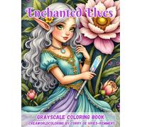Enchanted Elves: A Magical Fantasy Coloring Journey with 60 Enchanting Elf Portraits