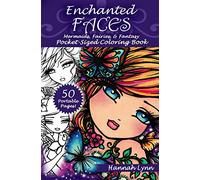 Enchanted Faces: Mermaids, Fairies, & Fantasy Pocket-Sized Coloring Book
