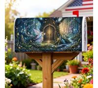 Enchanted Fairy Forest Fantasy Fanciful - Coperture magnetiche per cassetta | Fantasioso tema foresta, copertura per cassetta delle lettere, arte del giardino incantato, atmosfera mistica del bosco